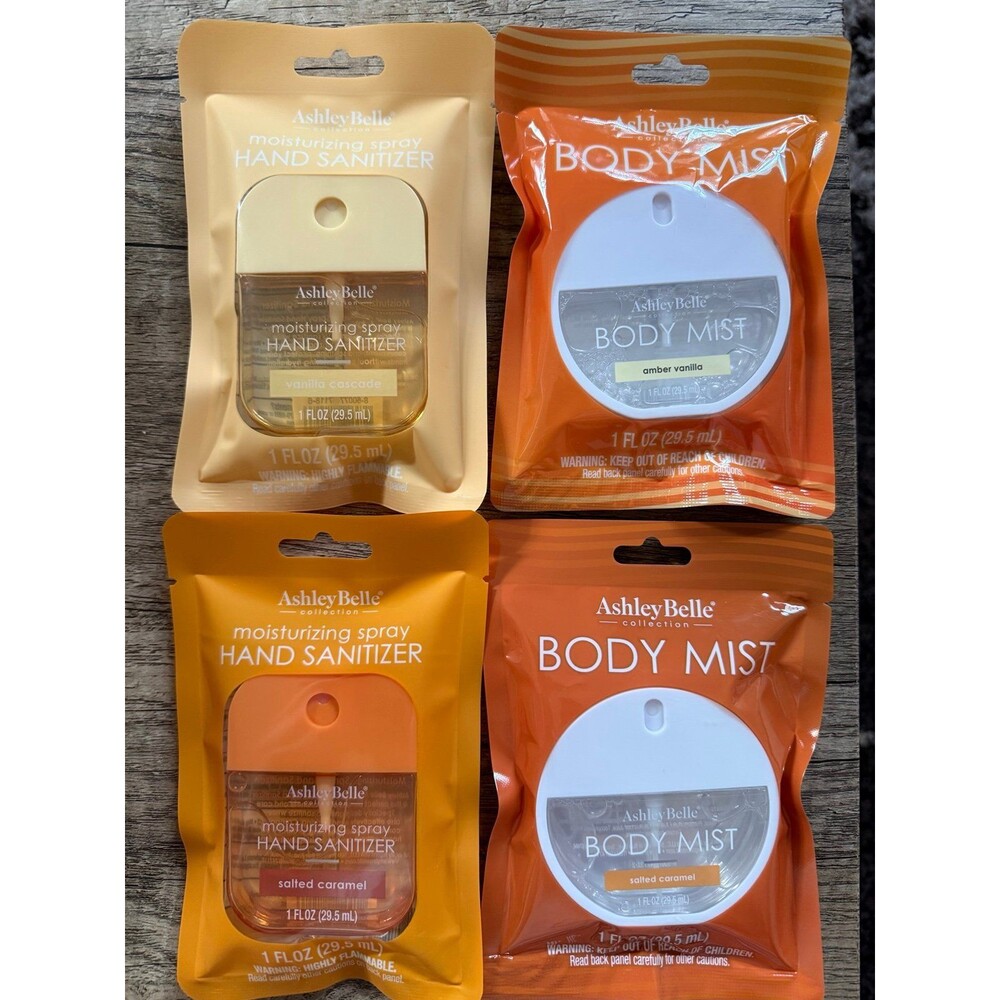 Dollar General Ashley Belle Hand Sanitizer and Body Mist - Amber Vanilla Carmel